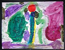 ['Totem Pole' by Marina Miller (age 5), Apr 2003]