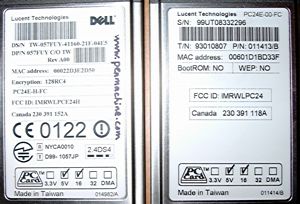 [Dell Gold and Lucent Bronze card labels]